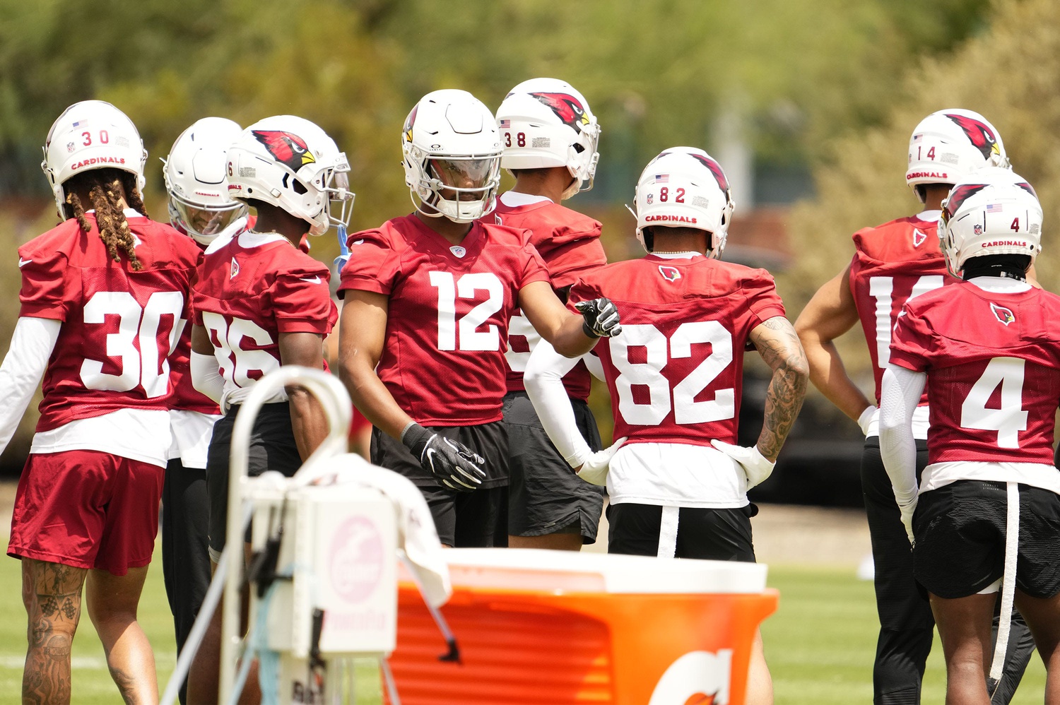 The Cardinals participate in OTAs