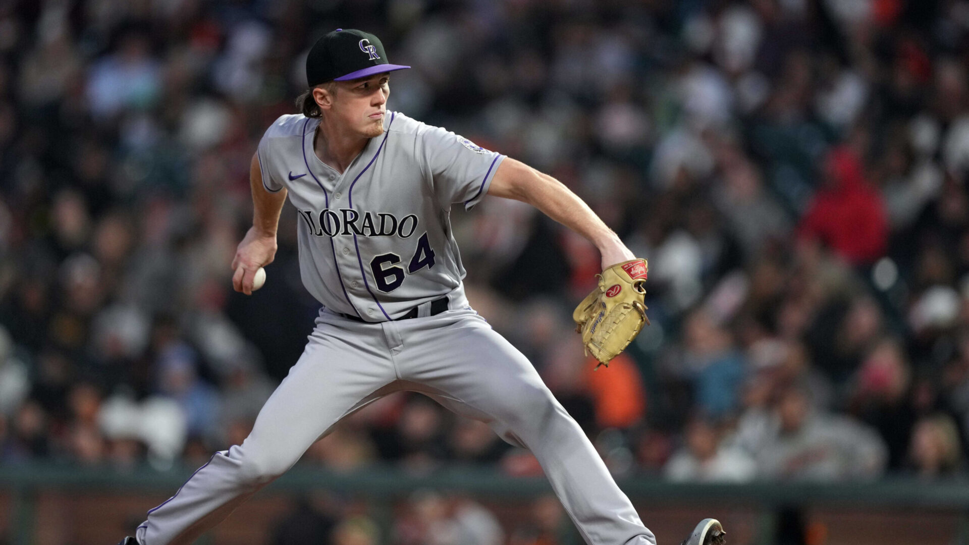 Colorado Rockies reliever Gavin Hollowell faces the San Francisco Giants at Oracle Park.