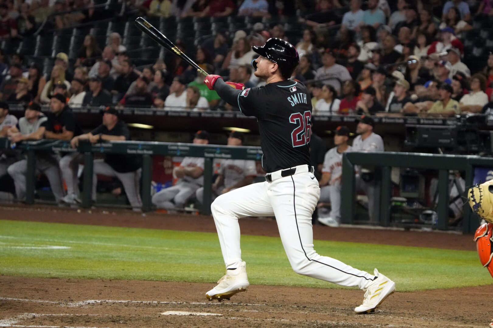 Pavin Smith hits a walk-off two-run home run against the San Francisco Giants at Chase Field.