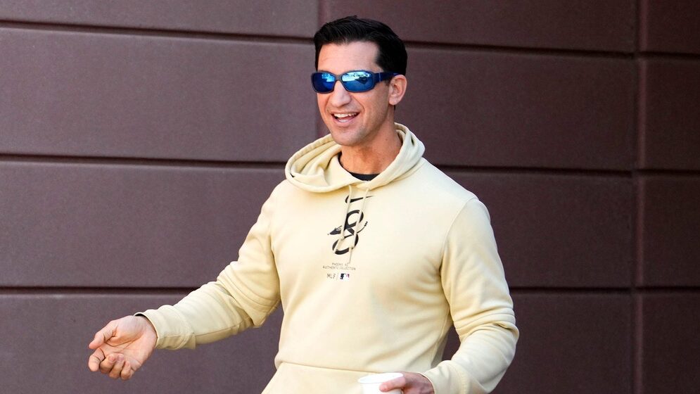 Diamondbacks general manager Mike Hazen at Salt River Fields.