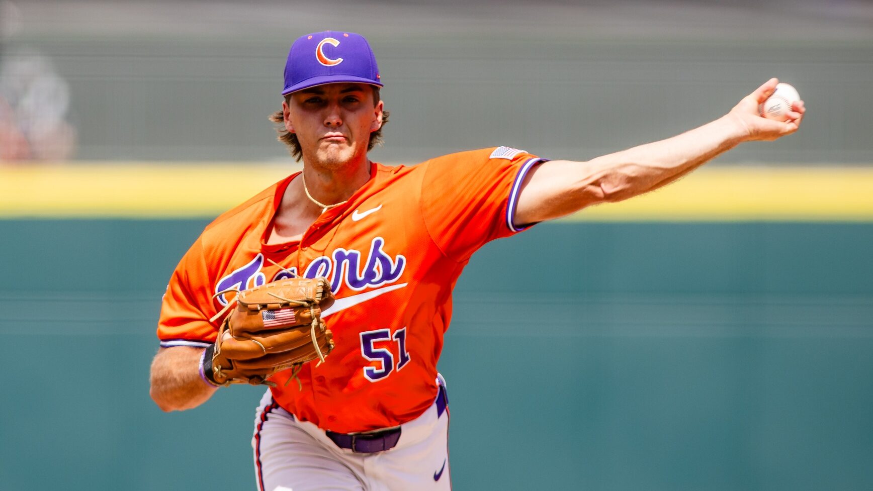 Clemson left-hander and Diamondbacks 15th rounder Rocco Reid during the ACC Championship tournament.