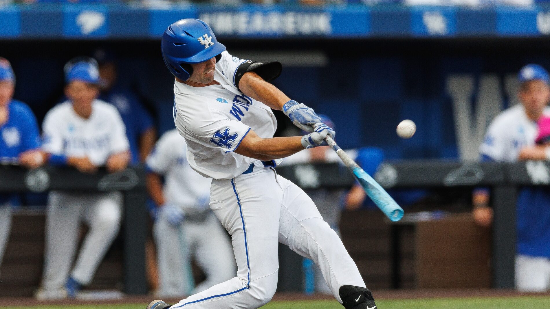 Diamondbacks first rounder Ryan Waldschmidt batting for the University of Kentucky.