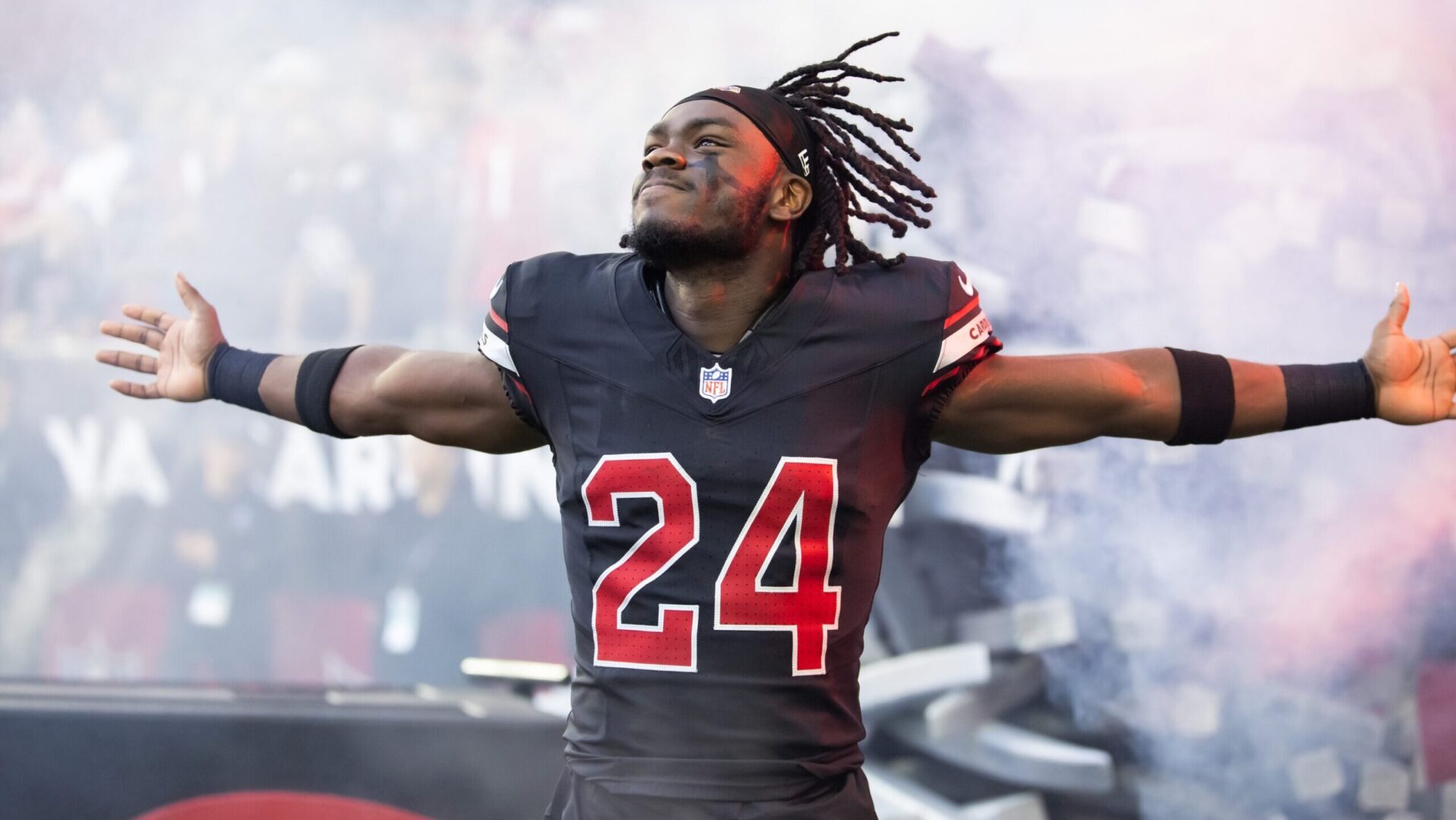Arizona Cardinals cornerback Starling Thomas at State Farm Stadium.