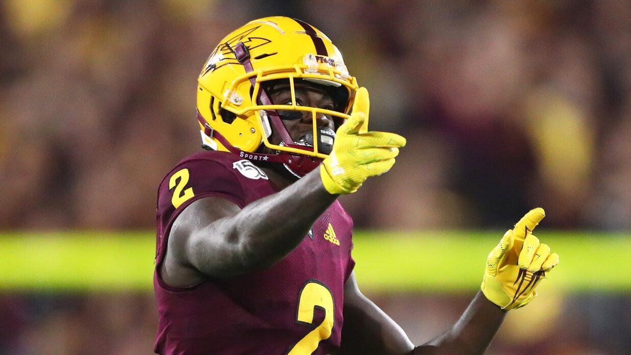 49ers receiver Brandon Aiyuk with the ASU Sun Devils
