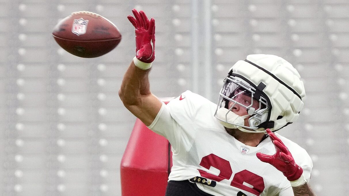 Cardinals safety Joey Blount during training camp.