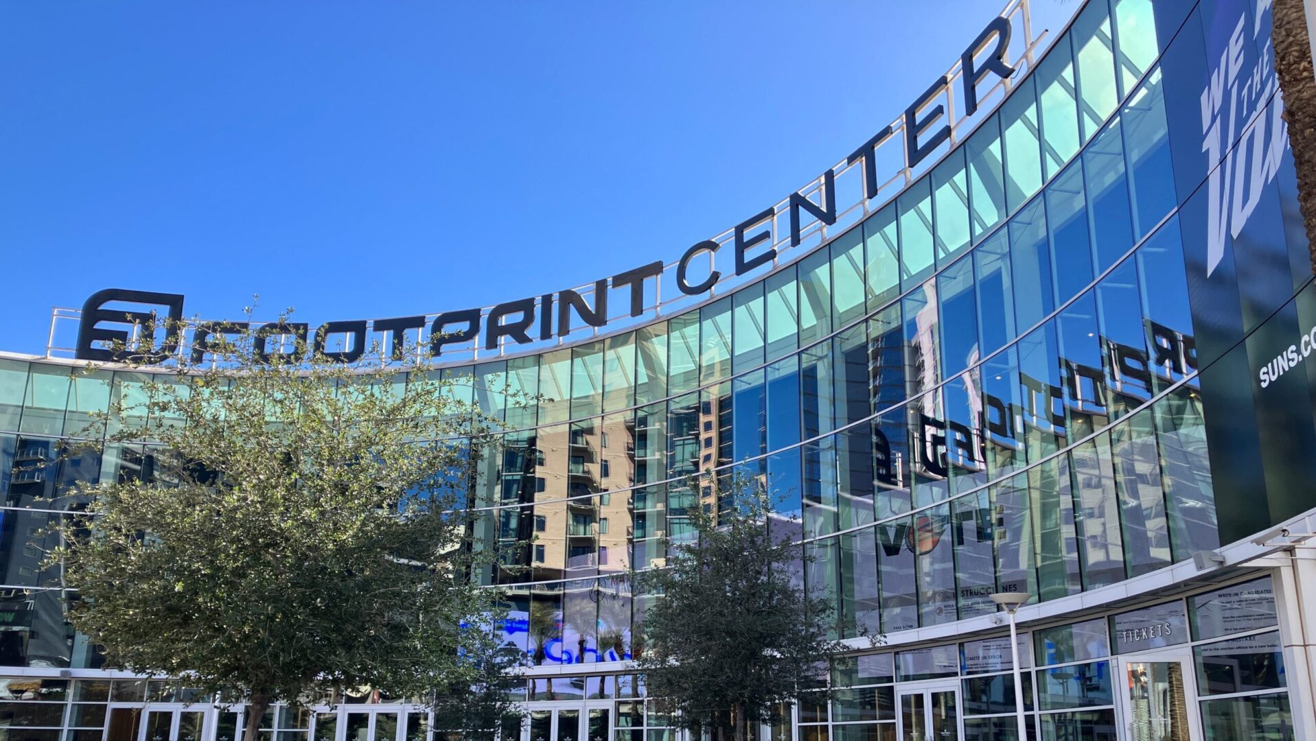 Several city workers cast ballots at the Footprint Center, where the Suns play in downtown Phoenix, on Nov. 8, 2022. Img 3347
