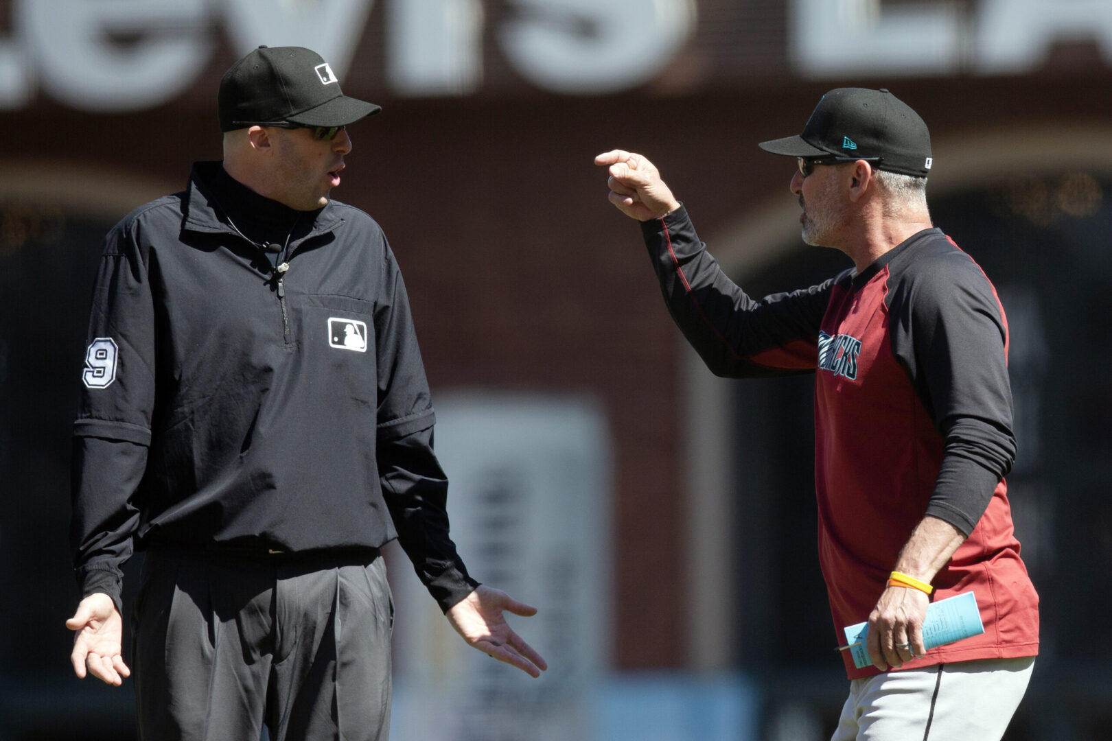 Torey Lovullo Arizona Diamondbacks MLB D-Backs San Francisco Giants Oracle Park