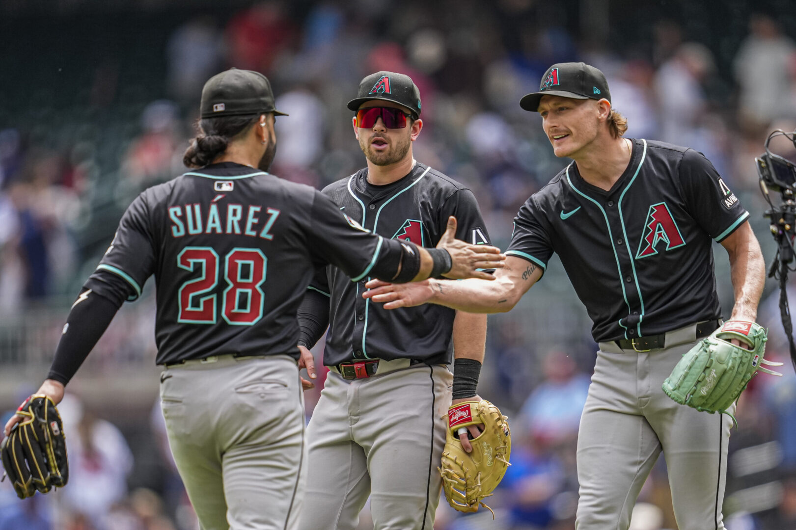 Arizona Diamondbacks D-Backs MLB Truist Park Atlanta Braves Shelby Miller Eugenio Suarez