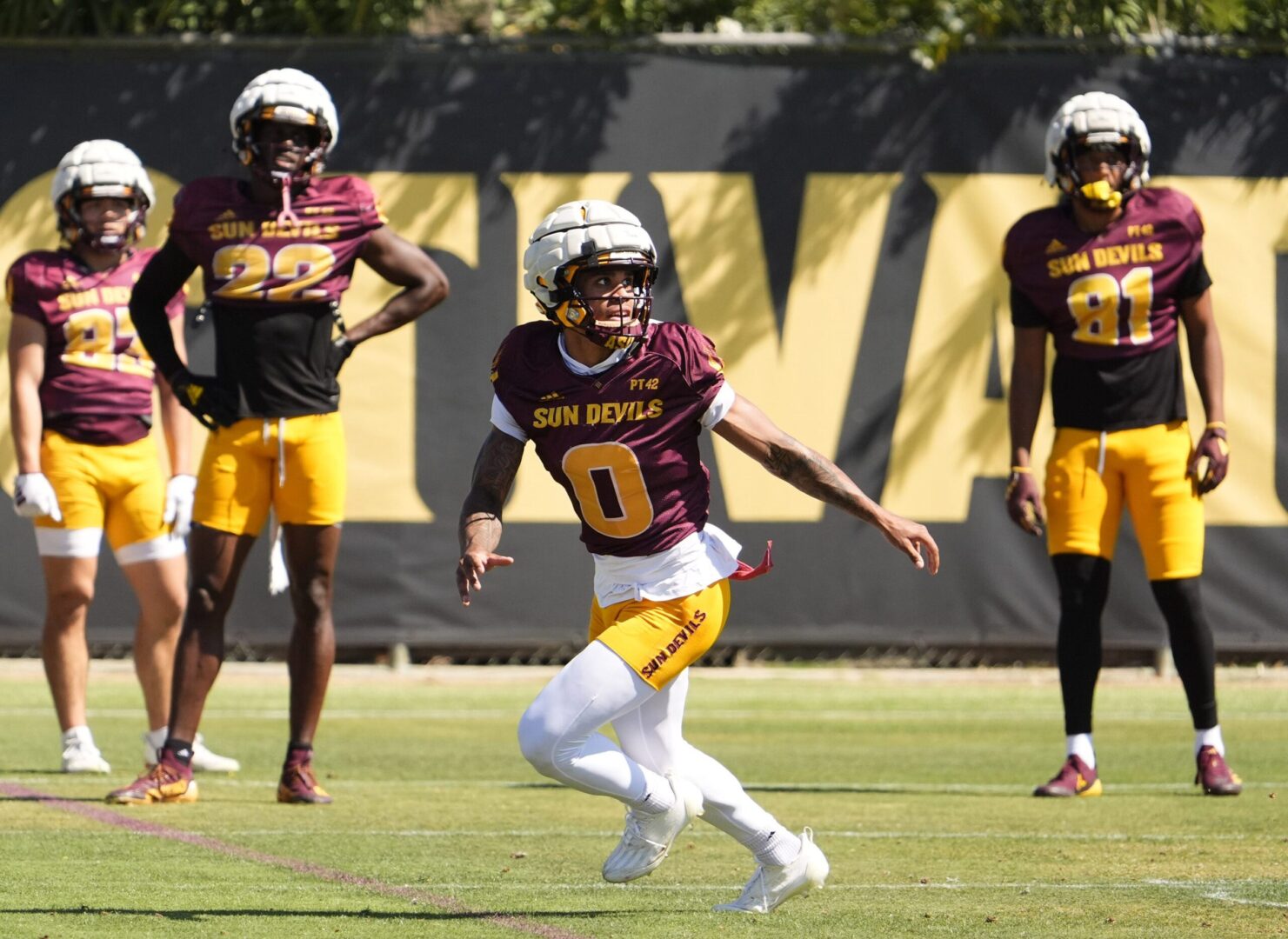 Arizona State Football ASU Wide Reciever Jordyn Tyson Hines Ward NFL Legend Head Coach Kenny Dillingham