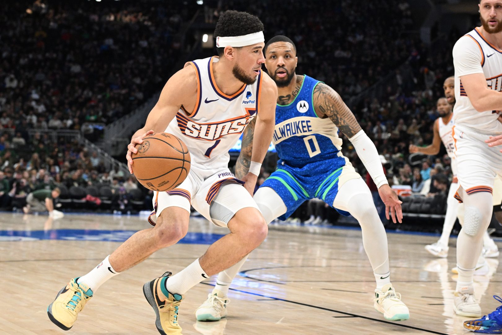 Damian Lillard Devin Booker Phoenix Suns