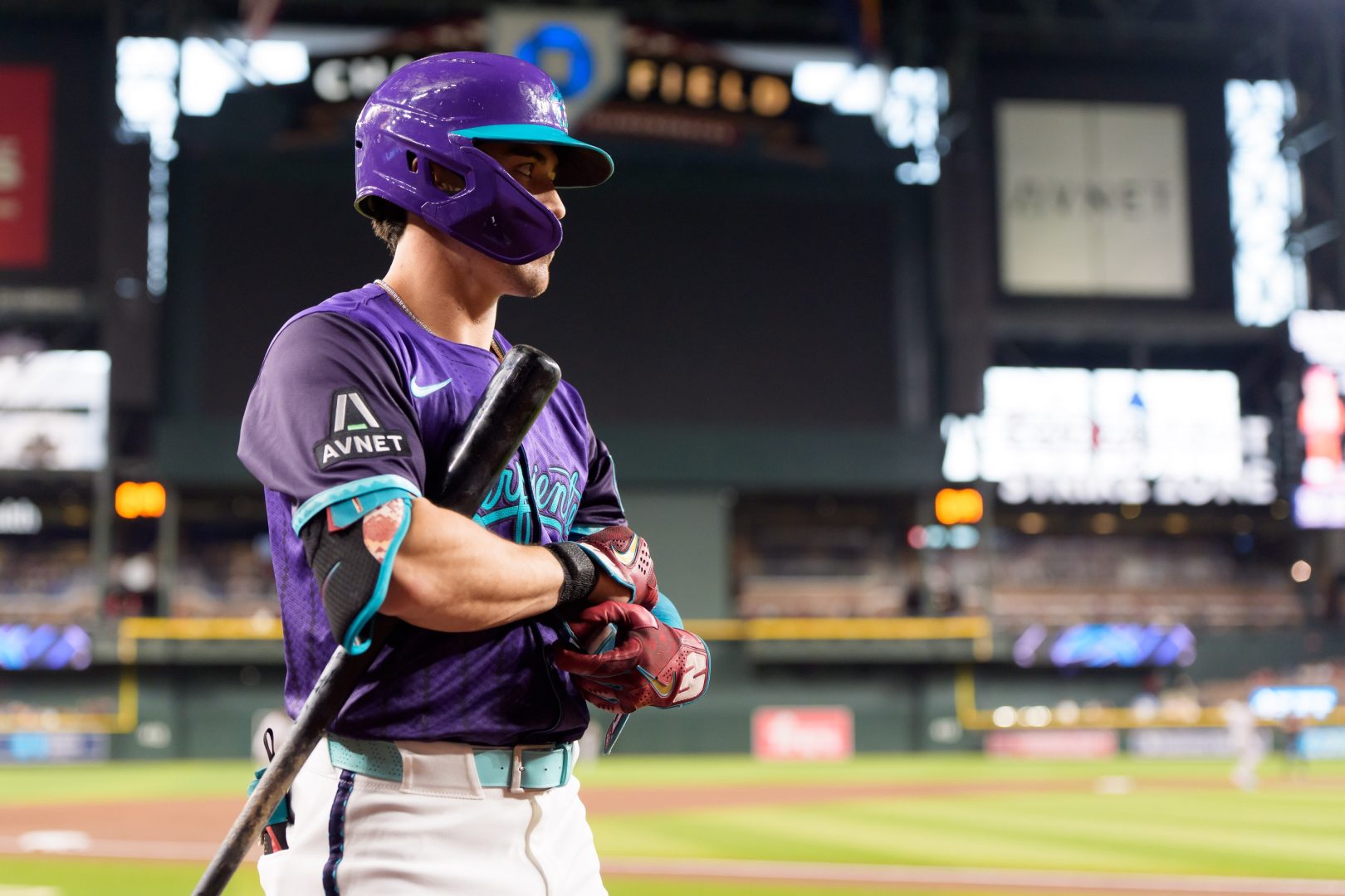 Corbin Carroll Arizona Diamondbacks New York Mets injured hip out