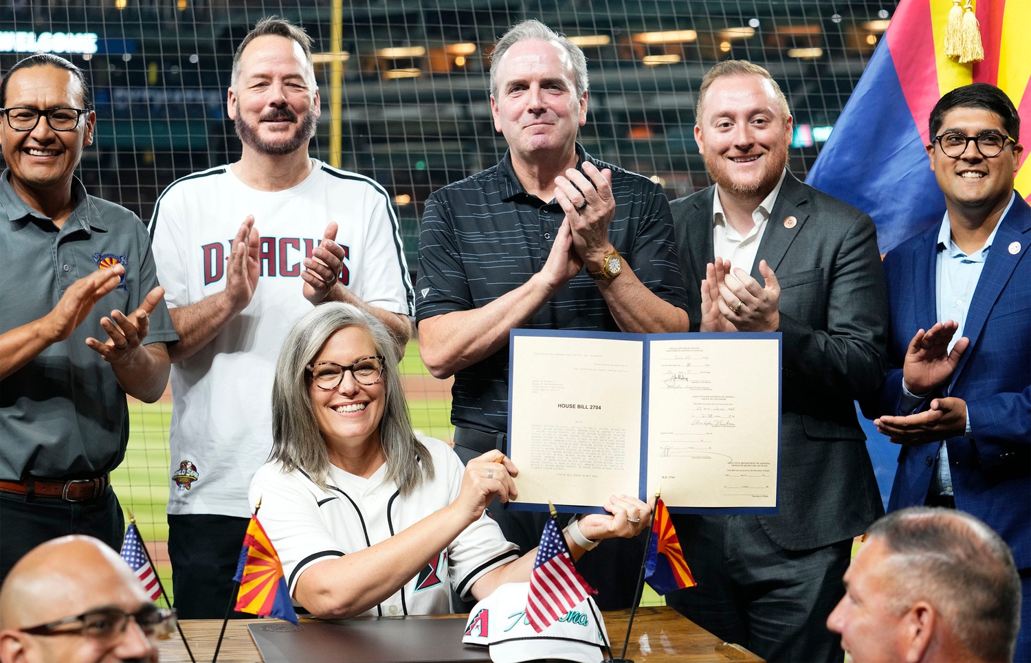 Arizona Governor Katie Hobbs Arizona Diamondbacks HB2704 Chase Field
