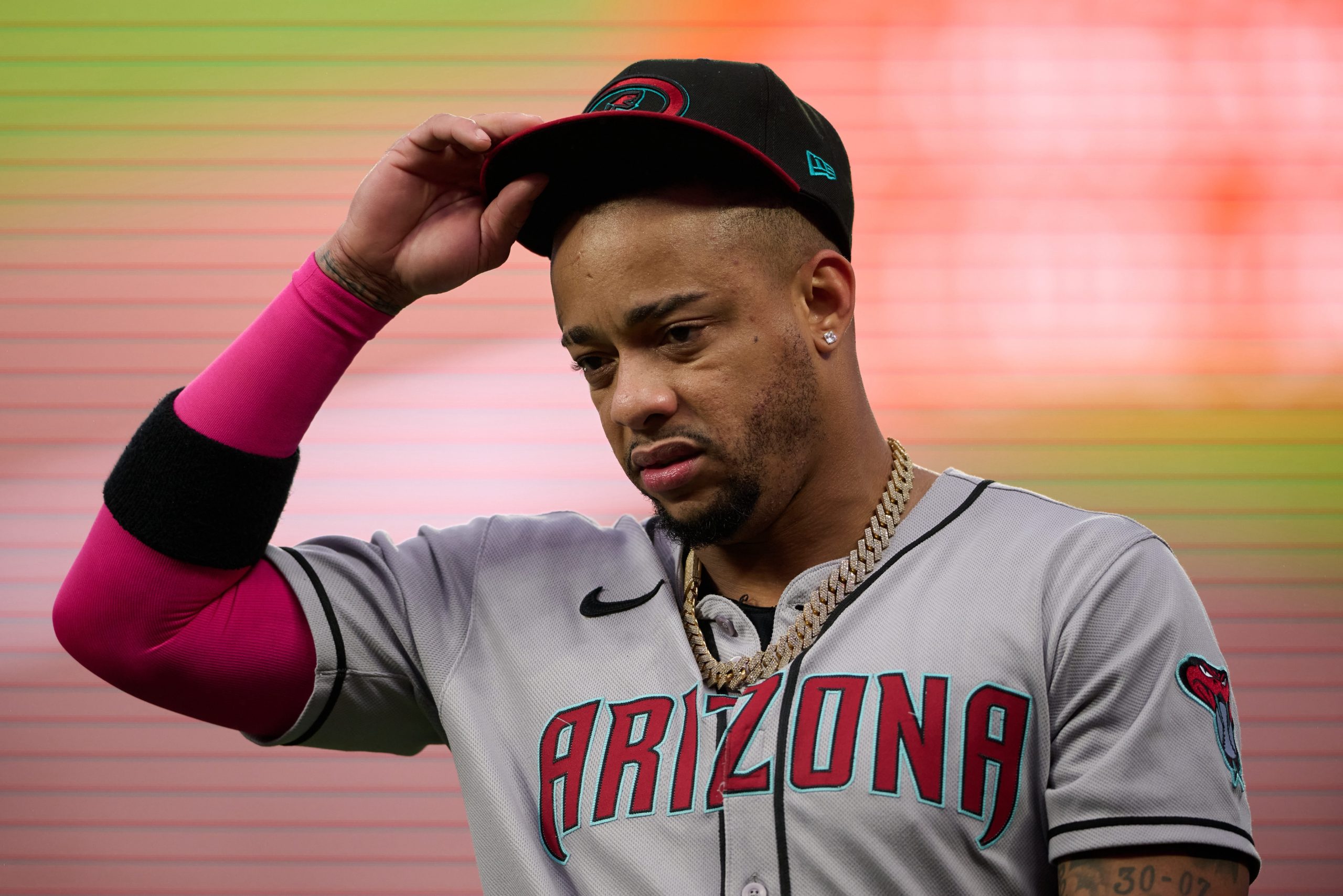 Ketel Marte Arizona Diamondbacks D-Backs MLB Ketel Marte injury Ketel Marte foot injury