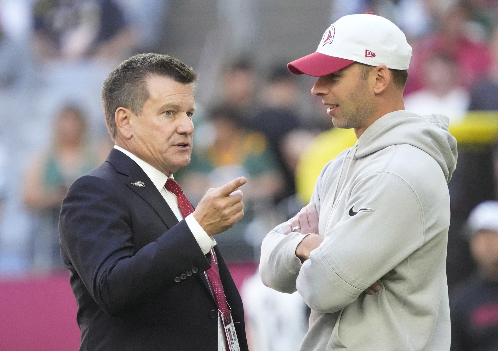 Michael Bidwill Arizona Cardinals NFL Diana Russini NFL executives anonymous Jonathan Gannon Emari Demercado