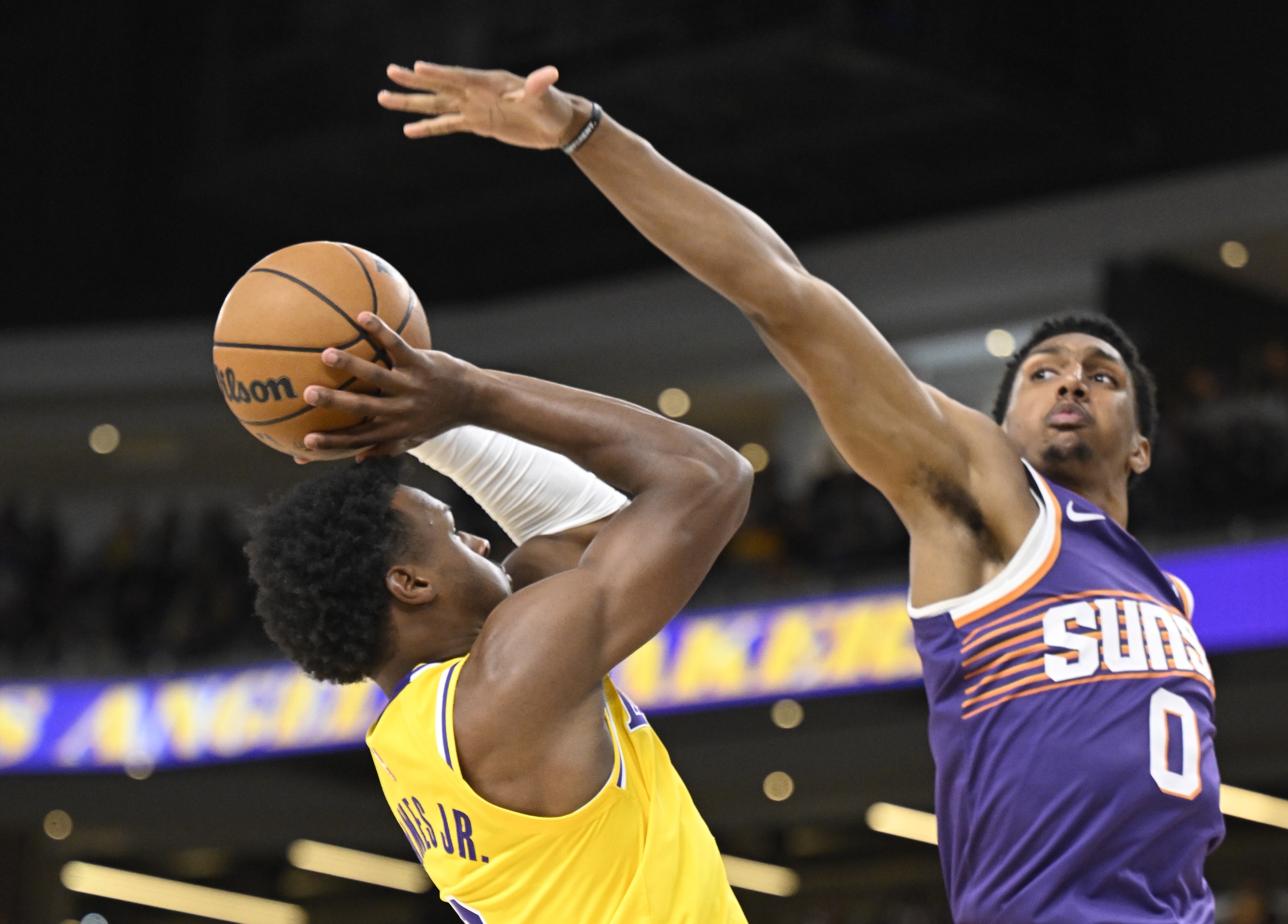 Phoenix Suns Los Angeles Lakers NBA 2025 Preseason Devin Booker DeAndre Ayton