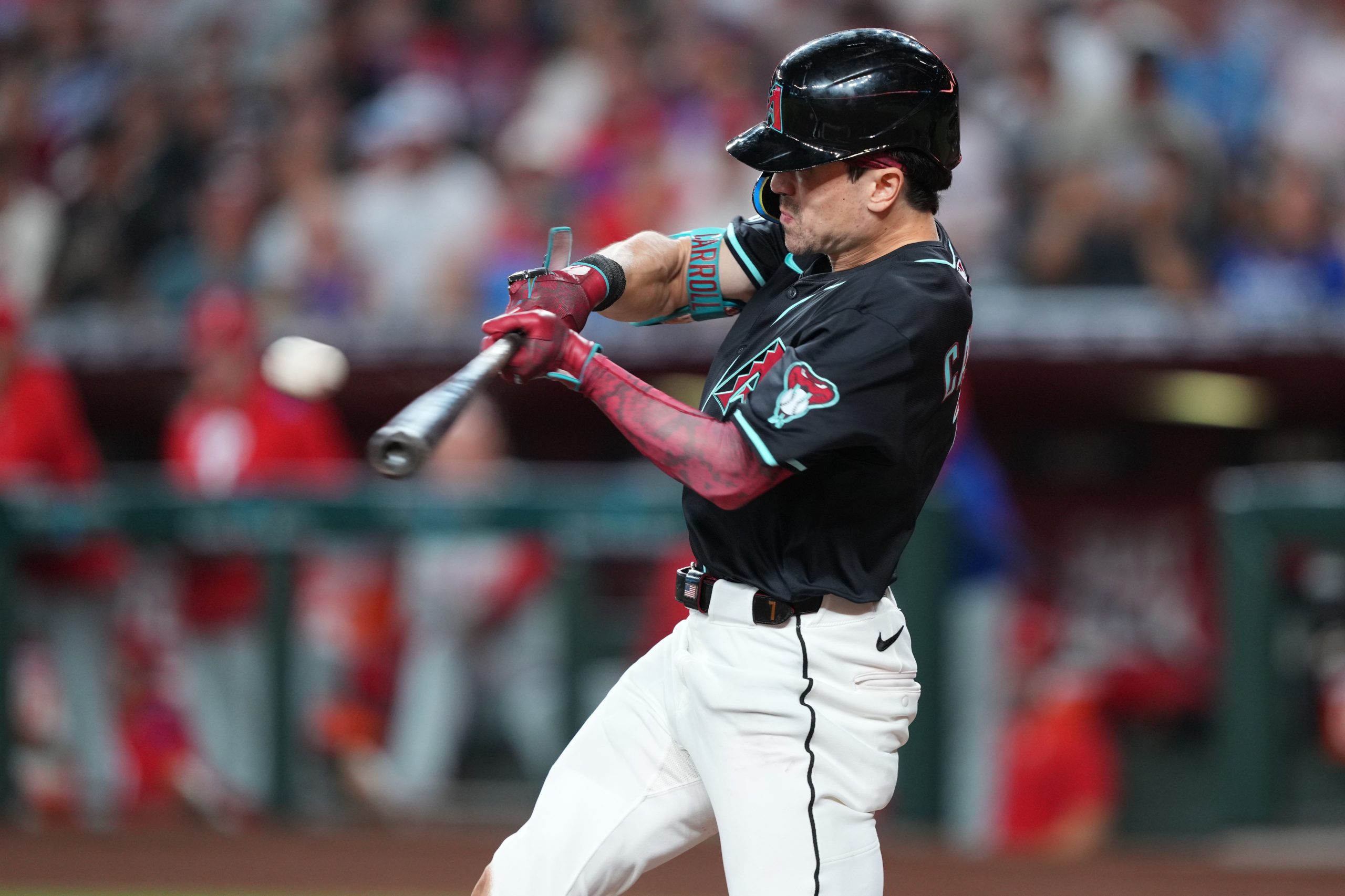 Corbin Carroll Arizona Diamondbacks New York Mets injured hip out