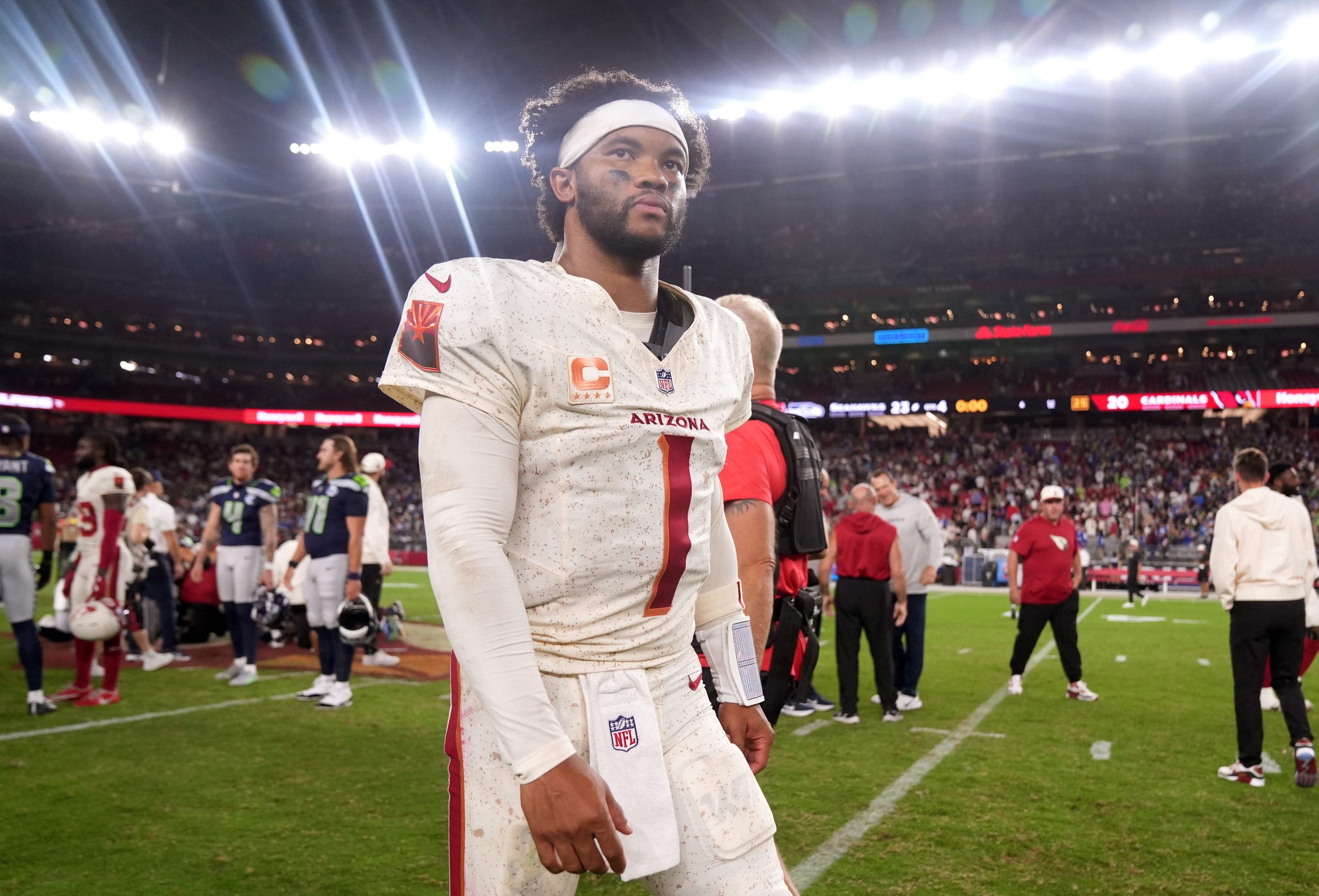 Kyler Murray Arizona Cardinals NFL Kyler Murray release Kyler Murray trade Kyler Murray cut Mike LaFleur Arizona Cardinals Nathaniel Hackett Nick Rallis Cardinals coaches Kyler Murray Kyler Murray trade Kyler Murray released