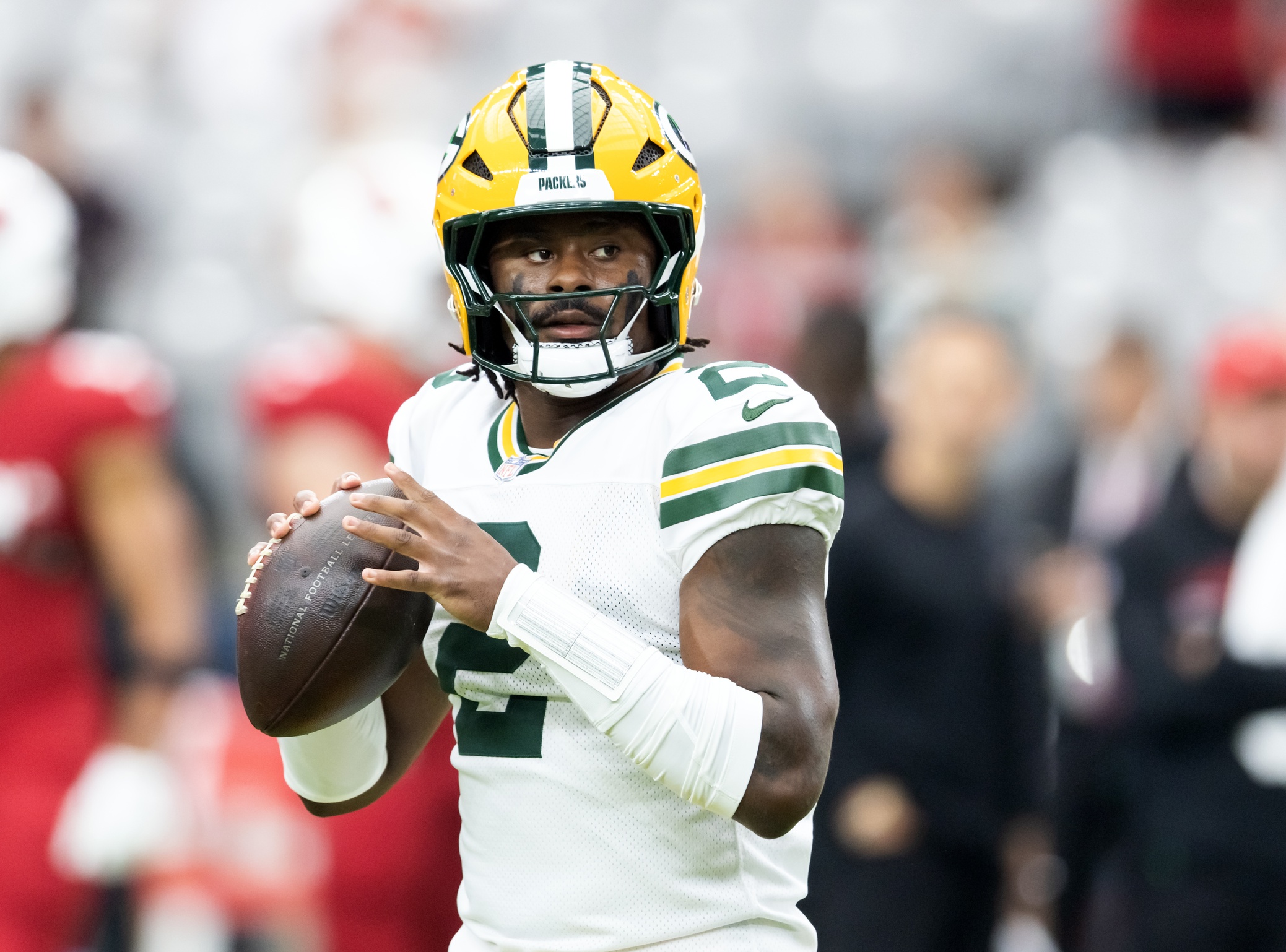 Malik Willis Arizona Cardinals Willis Cardinals Green Bay Packers Malik Willis signed