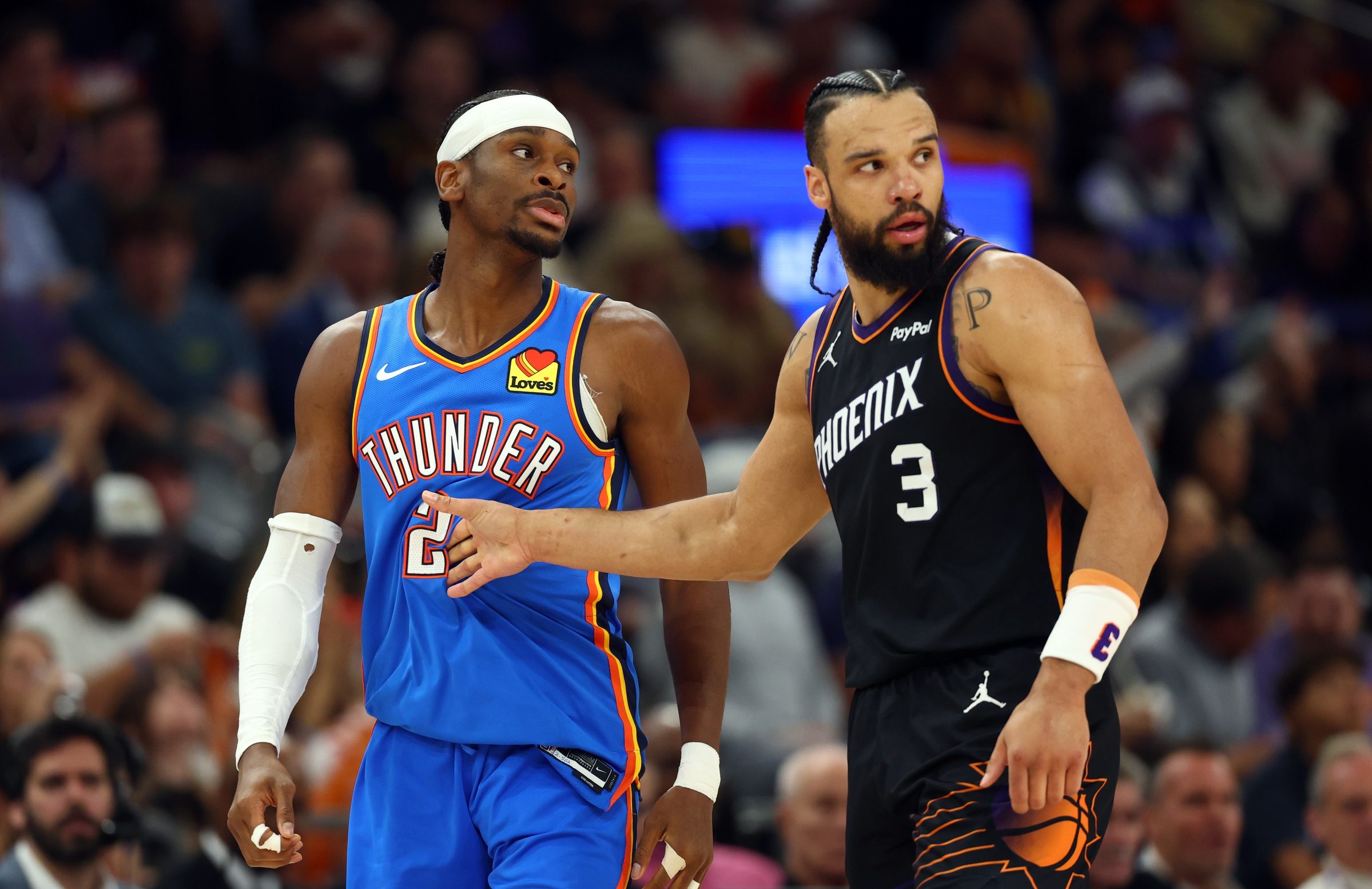 Dillon Brooks Shai Gilgeous-Alexander Operation Suns Thunder