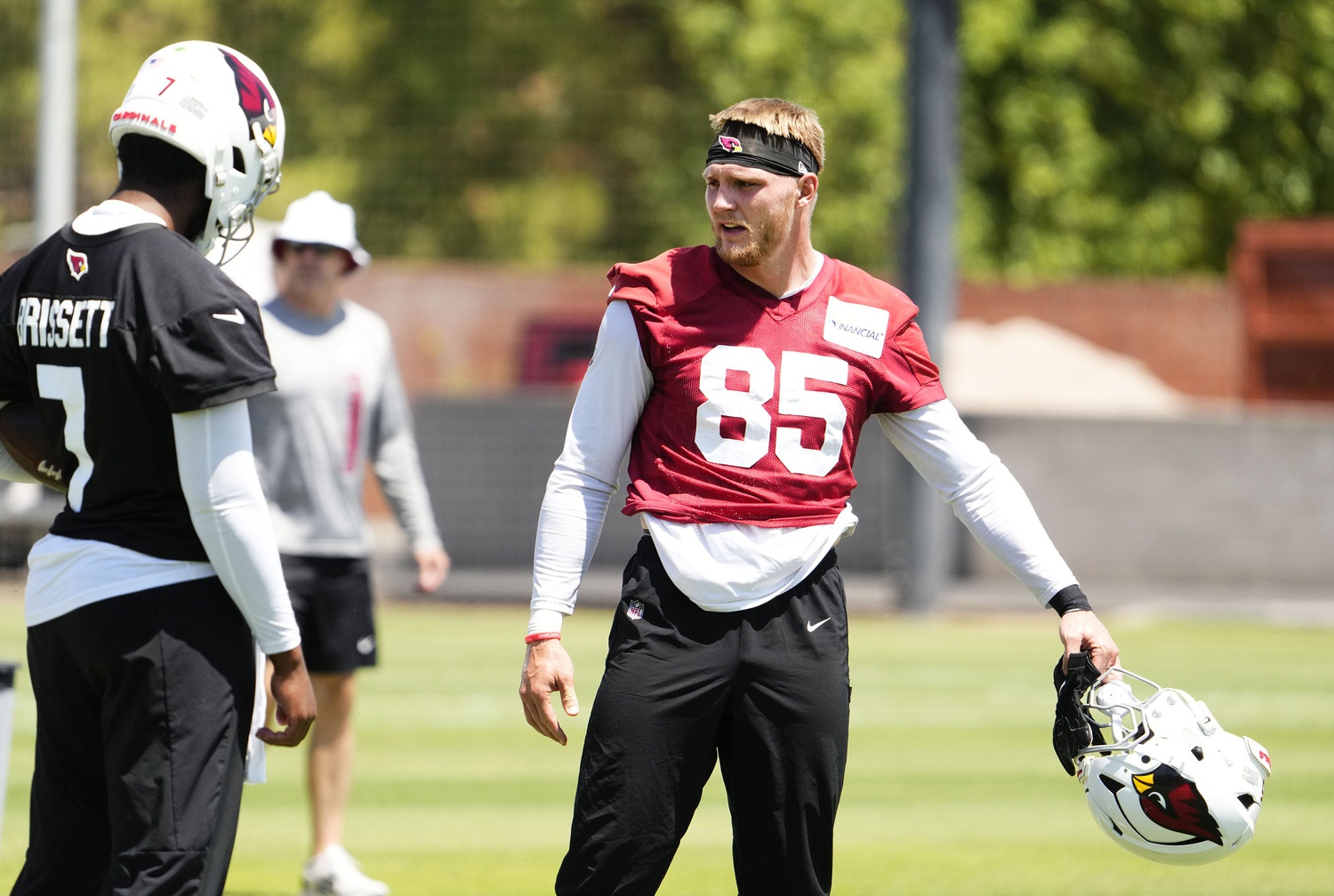 Arizona Cardinals Trey McBride Marvin Harrison Jr. Jacoby Brissett
