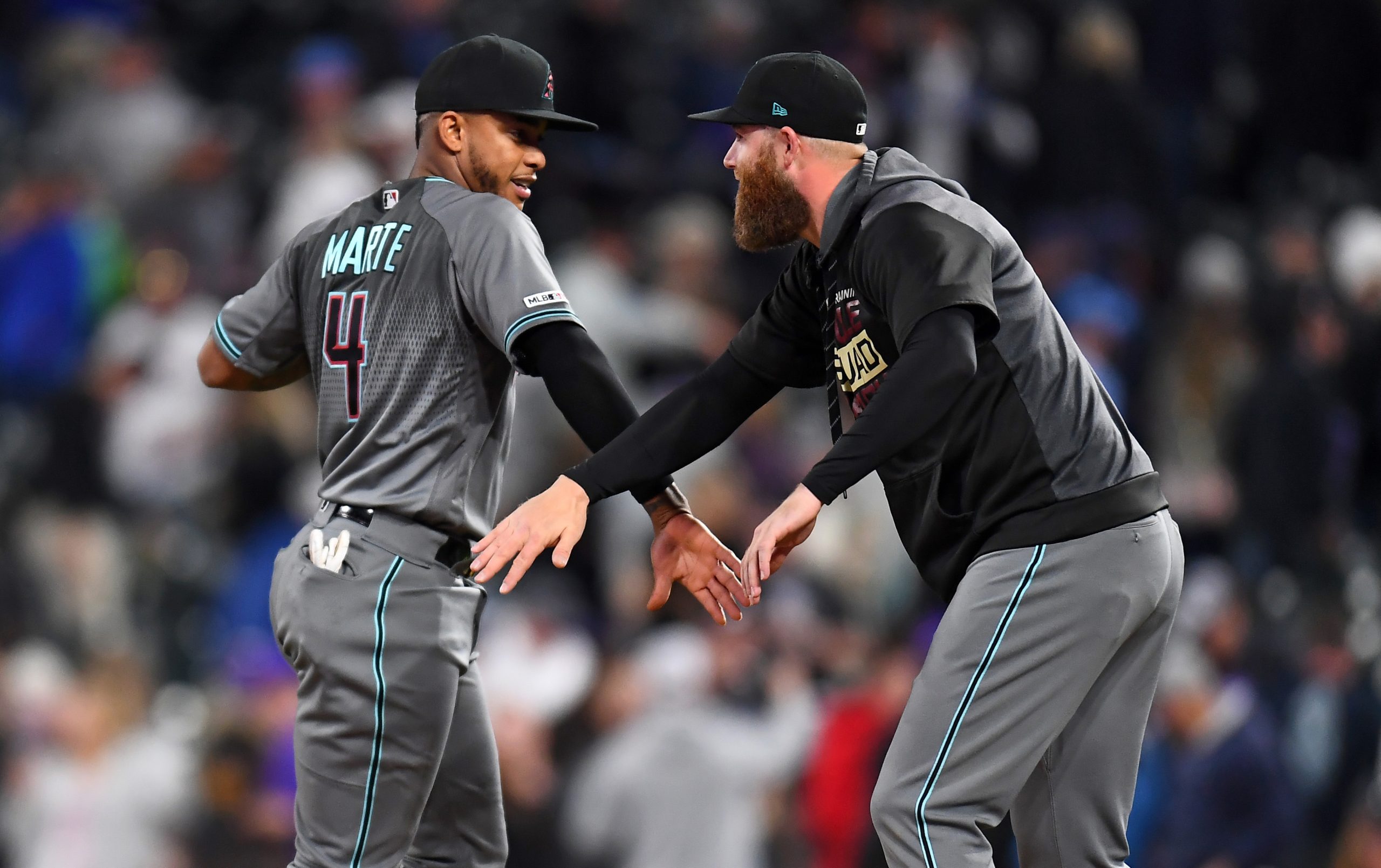 Ketel Marte Archie Bradley Arizona Diamondbacks Boston Red Sox MLB