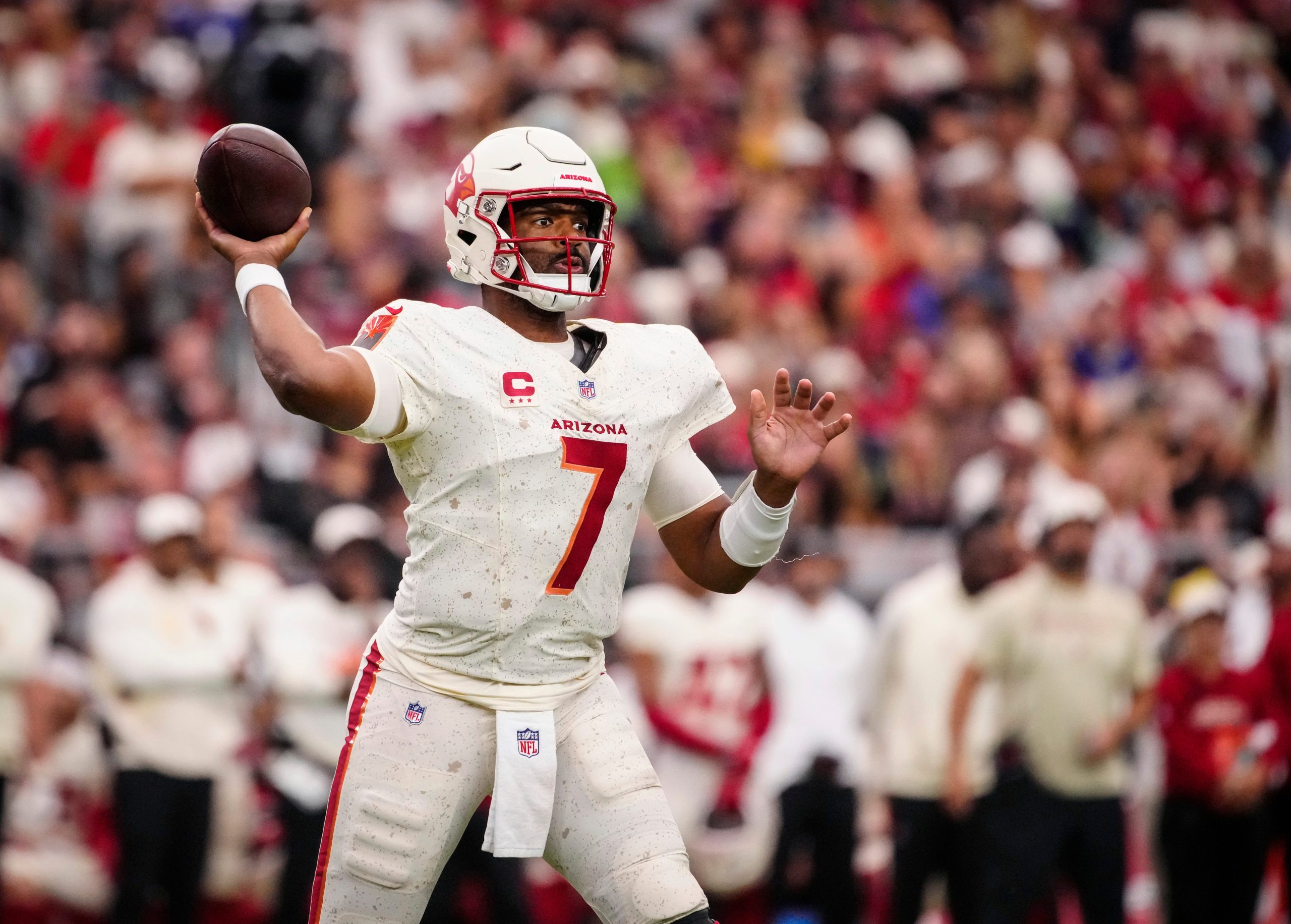 Jacoby Brissett Arizona Cardinals Carson Beck Cardinals QB starting