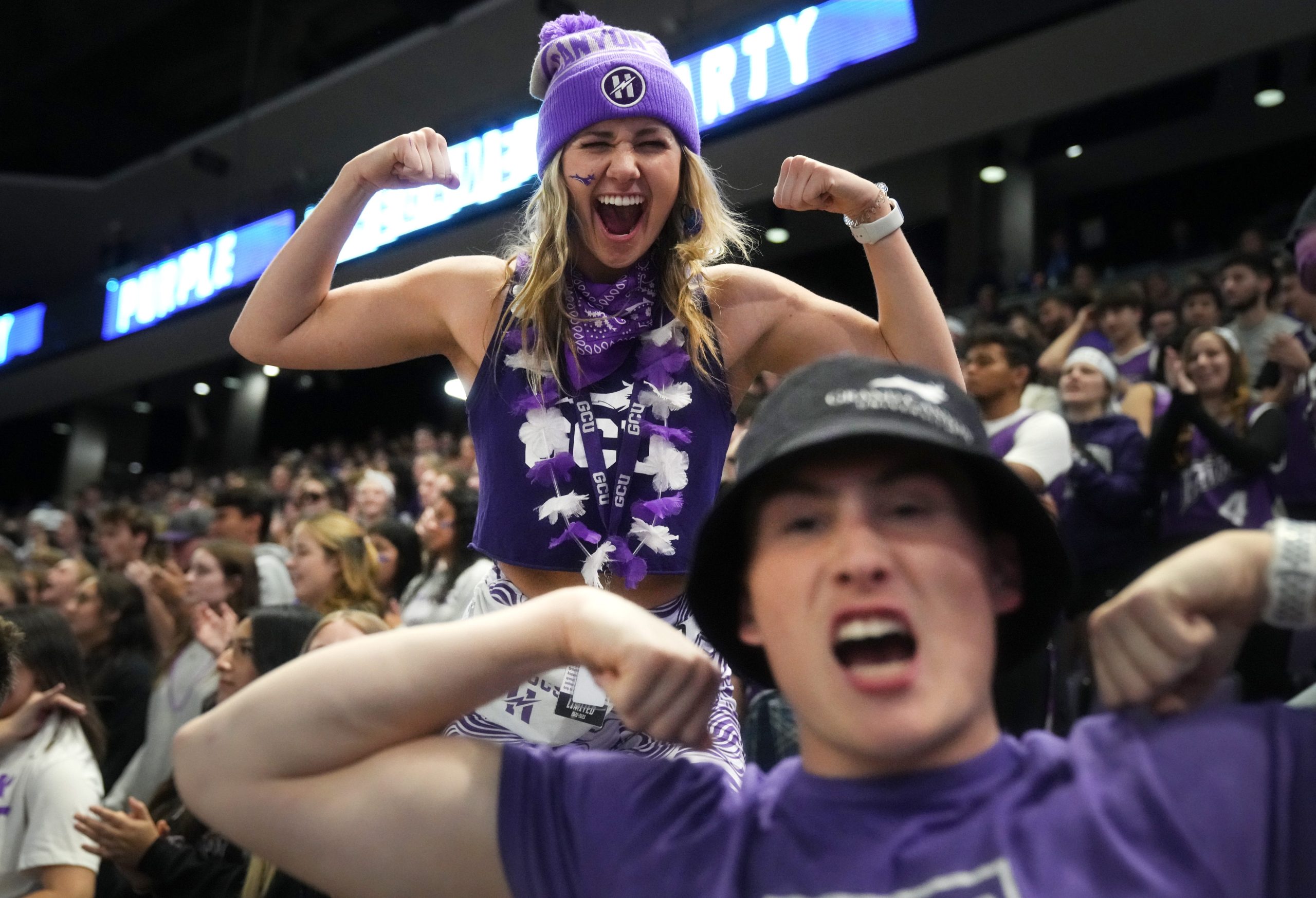 GCU Women's Basketball crowd in 2022
