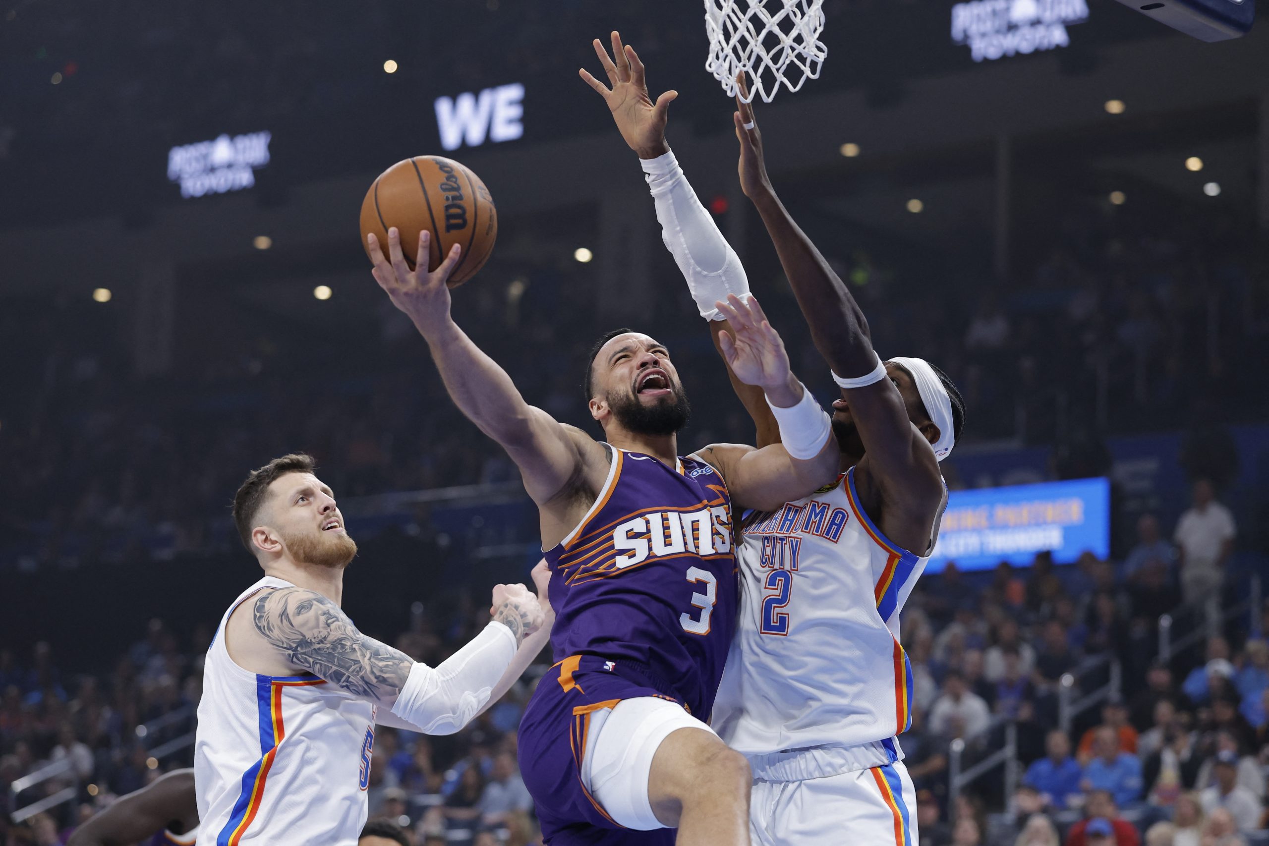 Phoenix Suns Oklahoma City Thunder Dillon Brooks Dillon brooks technical foul flagrant foul Henrich Williams